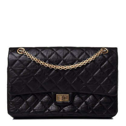 Chanel Aged Calfskin Quilted 2.55 Reissue 226 Flap Black 1 of 11