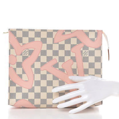 Louis Vuitton Damier Azur Tahitienne Toiletry Pouch 26 2 of 6