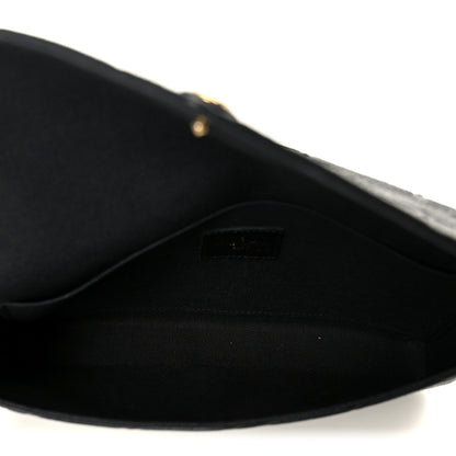 Louis Vuitton Empreinte Pochette Felicie Chain Wallet Black 6 of 15