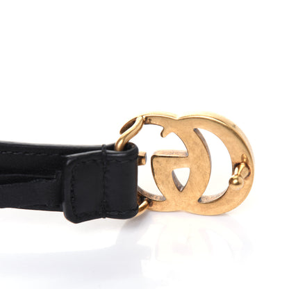 Gucci Calfskin Double G 20mm Belt 80 32 Black 6 of 6