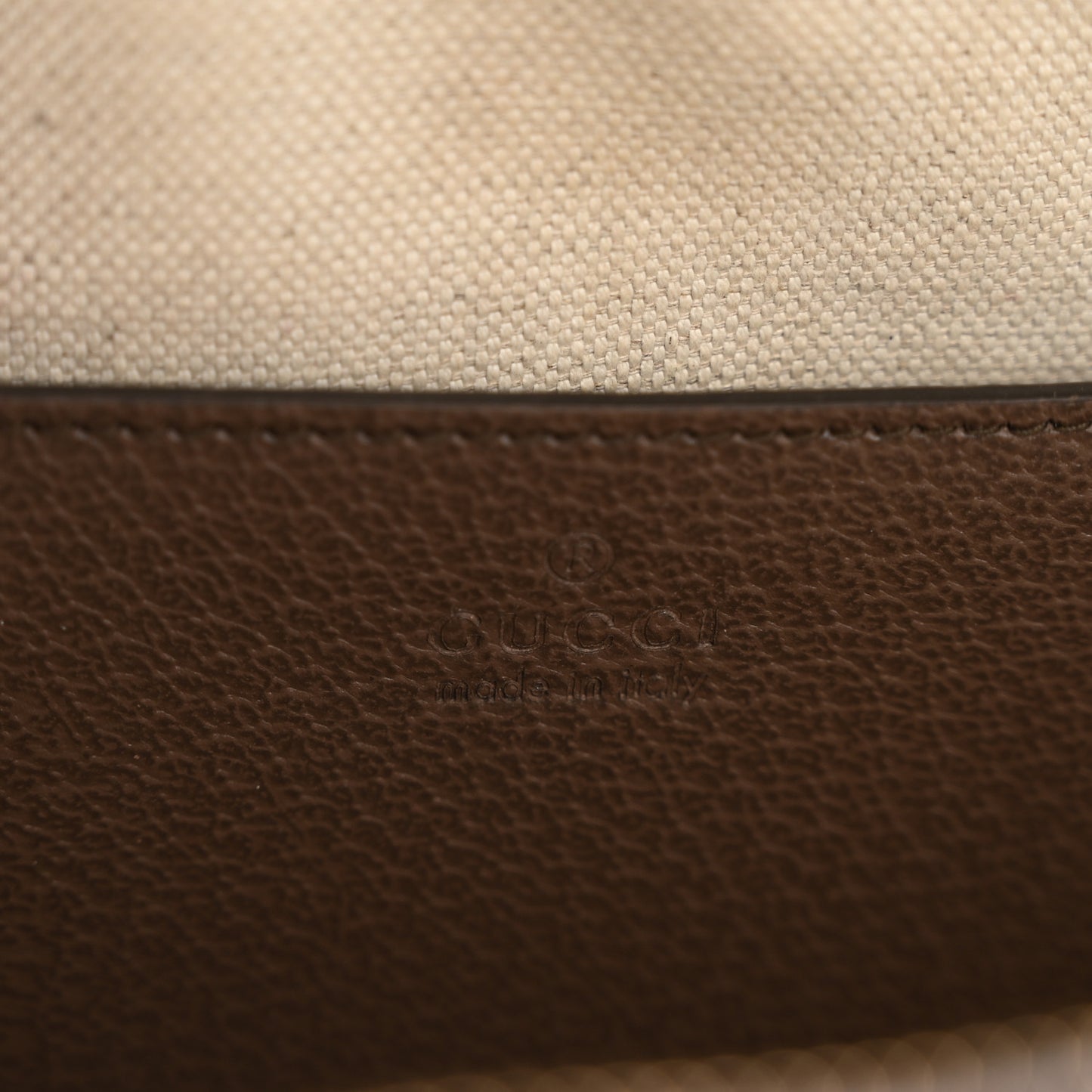 GG Supreme Monogram Web Small Ophidia Top Handle Shoulder Bag Brown