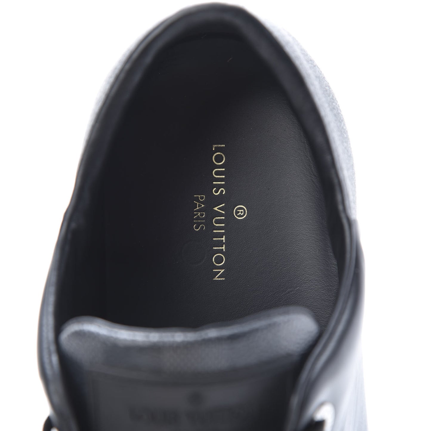 Calfskin Damier Graphite Line Up Sneaker 11 Black