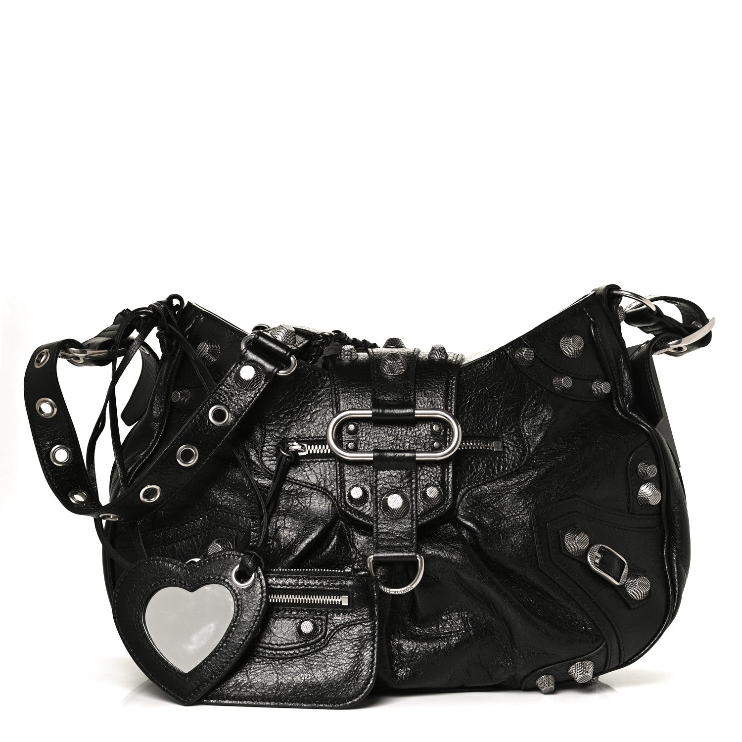 Balenciaga Agneau Arena Medium Le Cagole Shoulder Bag Black 1 of 14