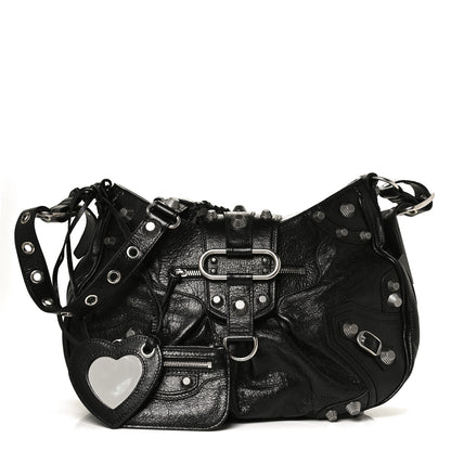 Balenciaga Agneau Arena Medium Le Cagole Shoulder Bag Black 1 of 14