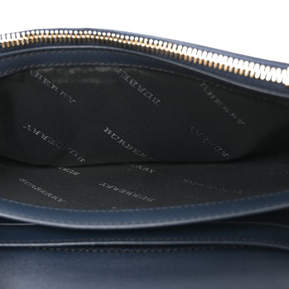 Burberry Calfskin House Check Continental Wallet Navy 5 of 6