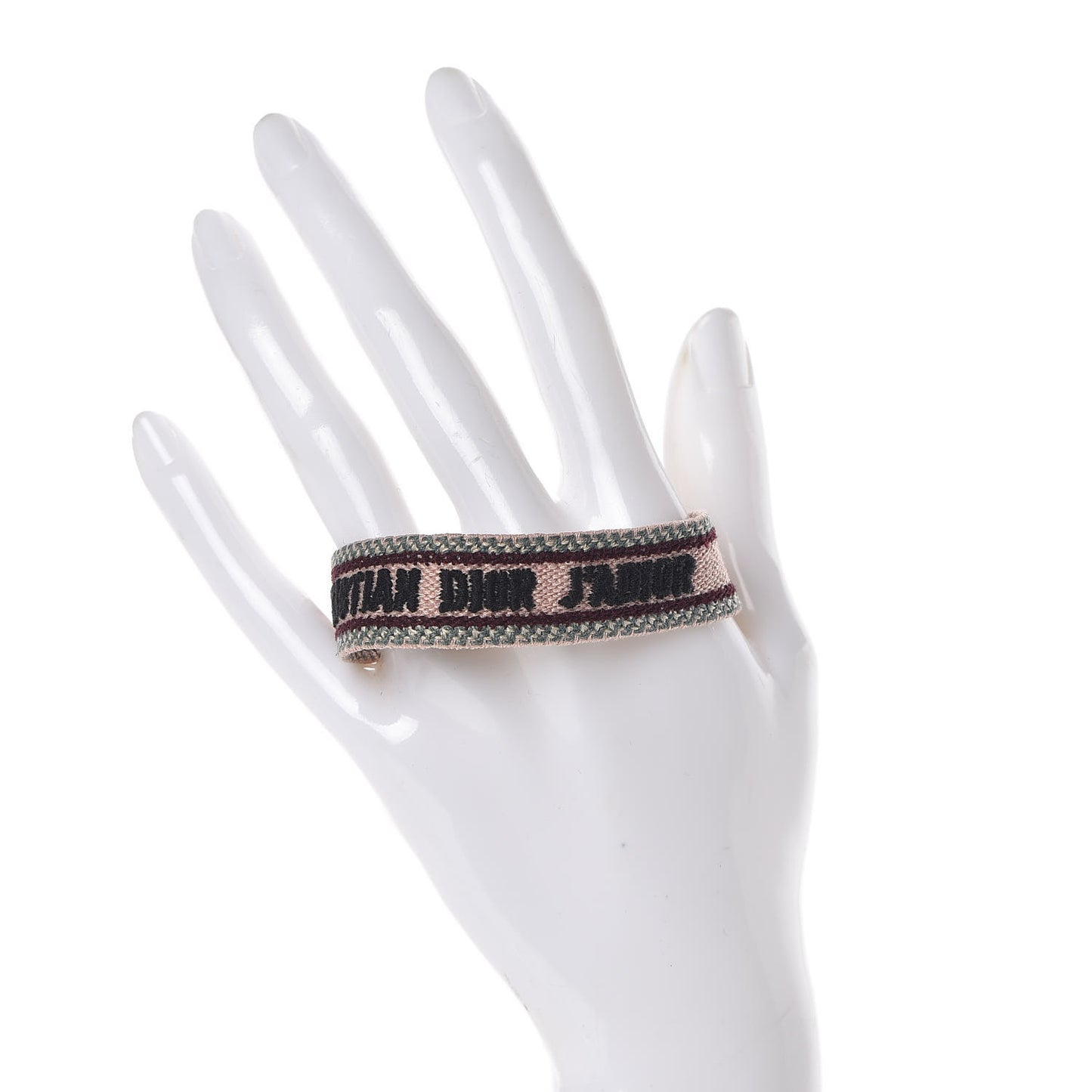 Woven Cotton J'Adior Friendship Bracelet Pink Multicolor