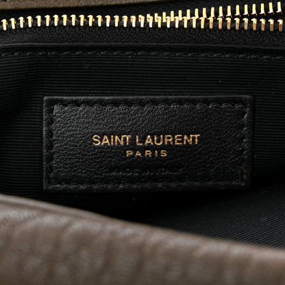 Saint Laurent Grained Lambskin Large Calypso Light Musk 6 of 10