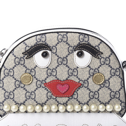 Gucci GG Supreme Monogram Childrens Octopus Messenger Bag White 7 of 10