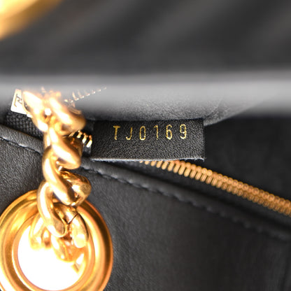 Louis Vuitton Calfskin New Wave Chain Tote Black 12 of 17