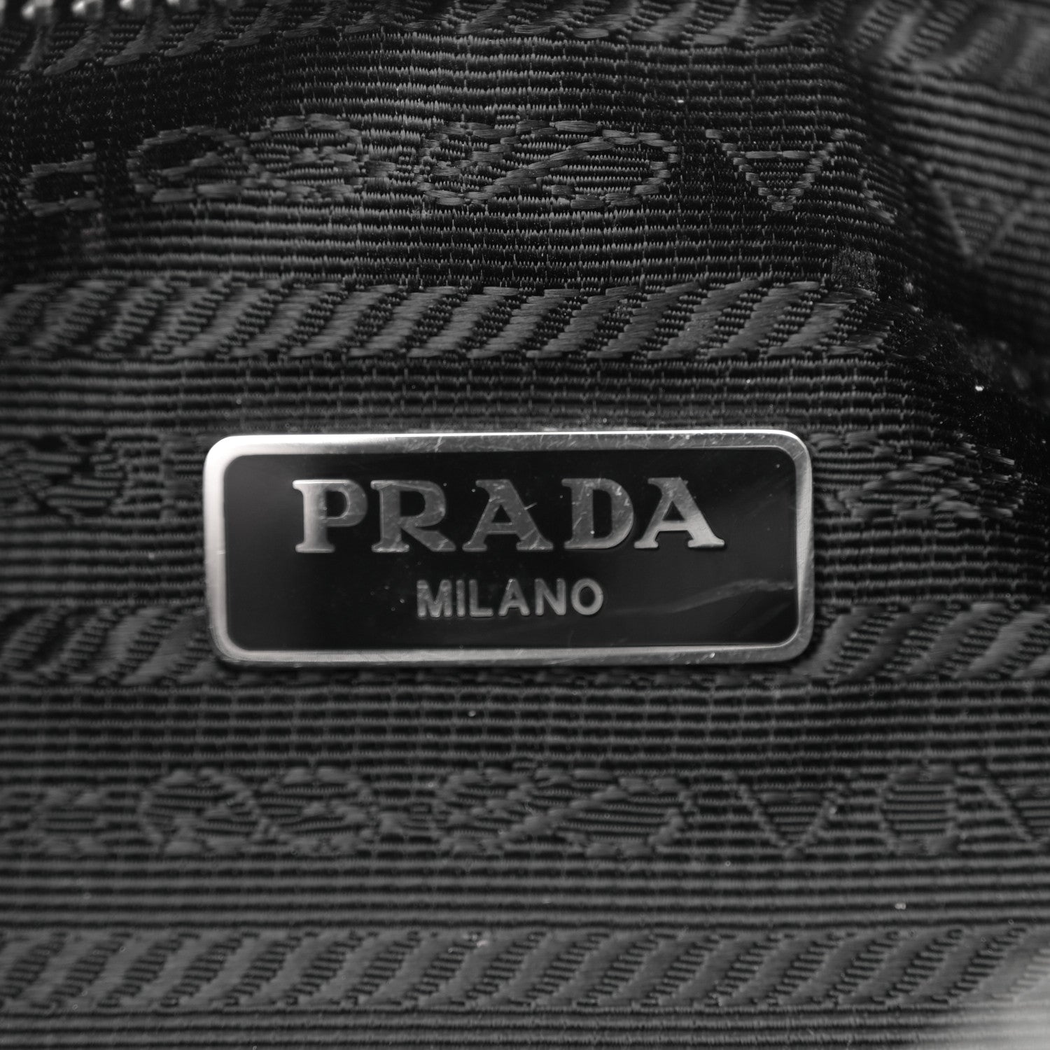 Prada Tessuto Nylon Saffiano Mini Re-Edition 2005 Bag Black 6 of 14