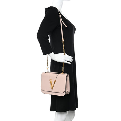 Versace Vitello Barocco Virtus Top Handle Shoulder Bag Pink 2 of 10