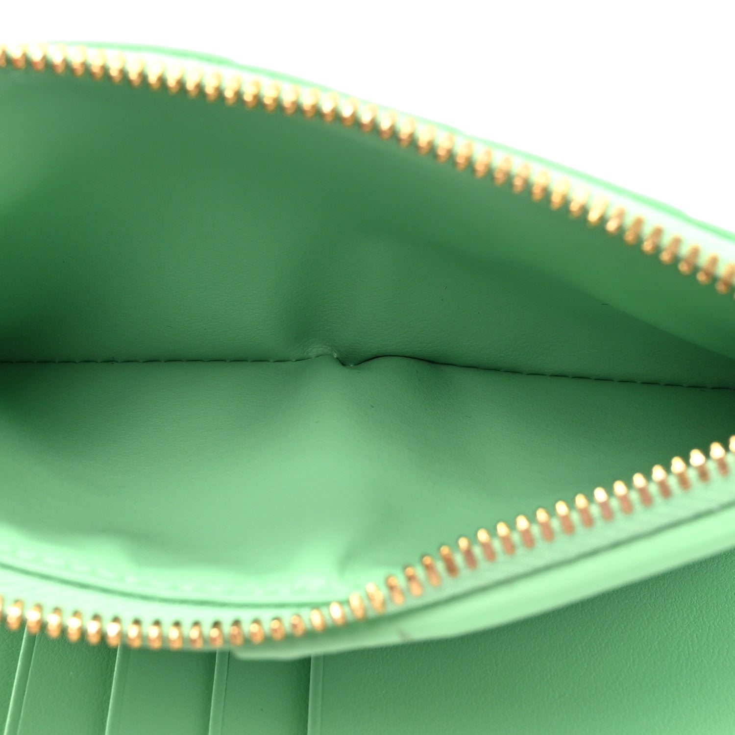 Bottega Veneta Nappa Intrecciato Bifold Zip Wallet Fountain 7 of 9