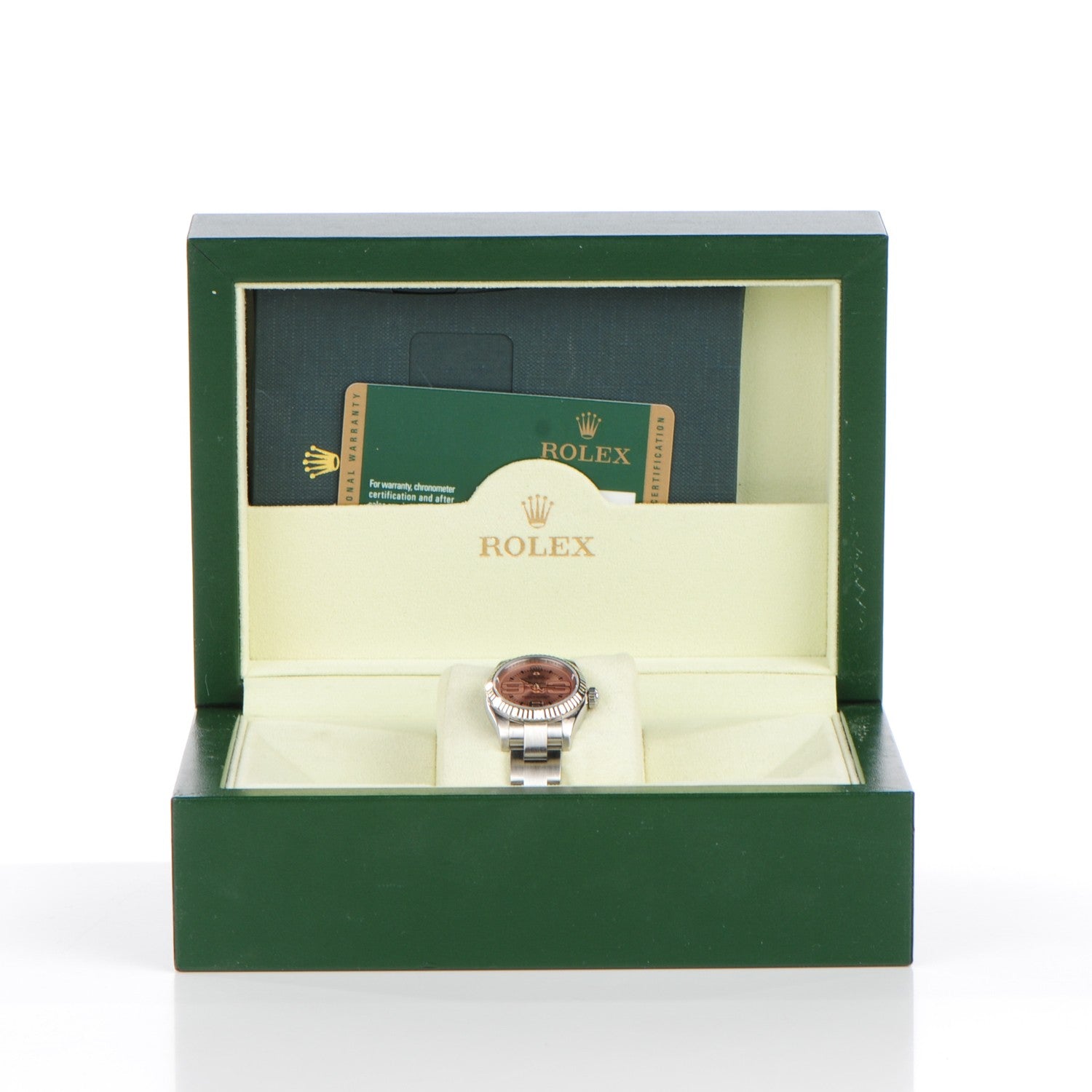 Rolex Stainless Steel 26mm Oyster Perpetual Watch Pink 176234 7 of 7