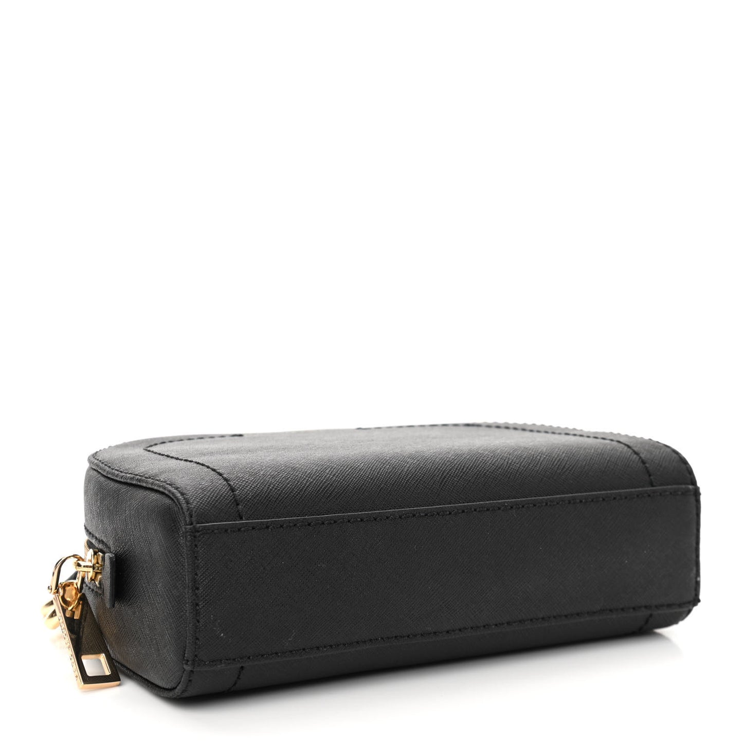 Saffiano Playback Boxed Dome Crossbody Black