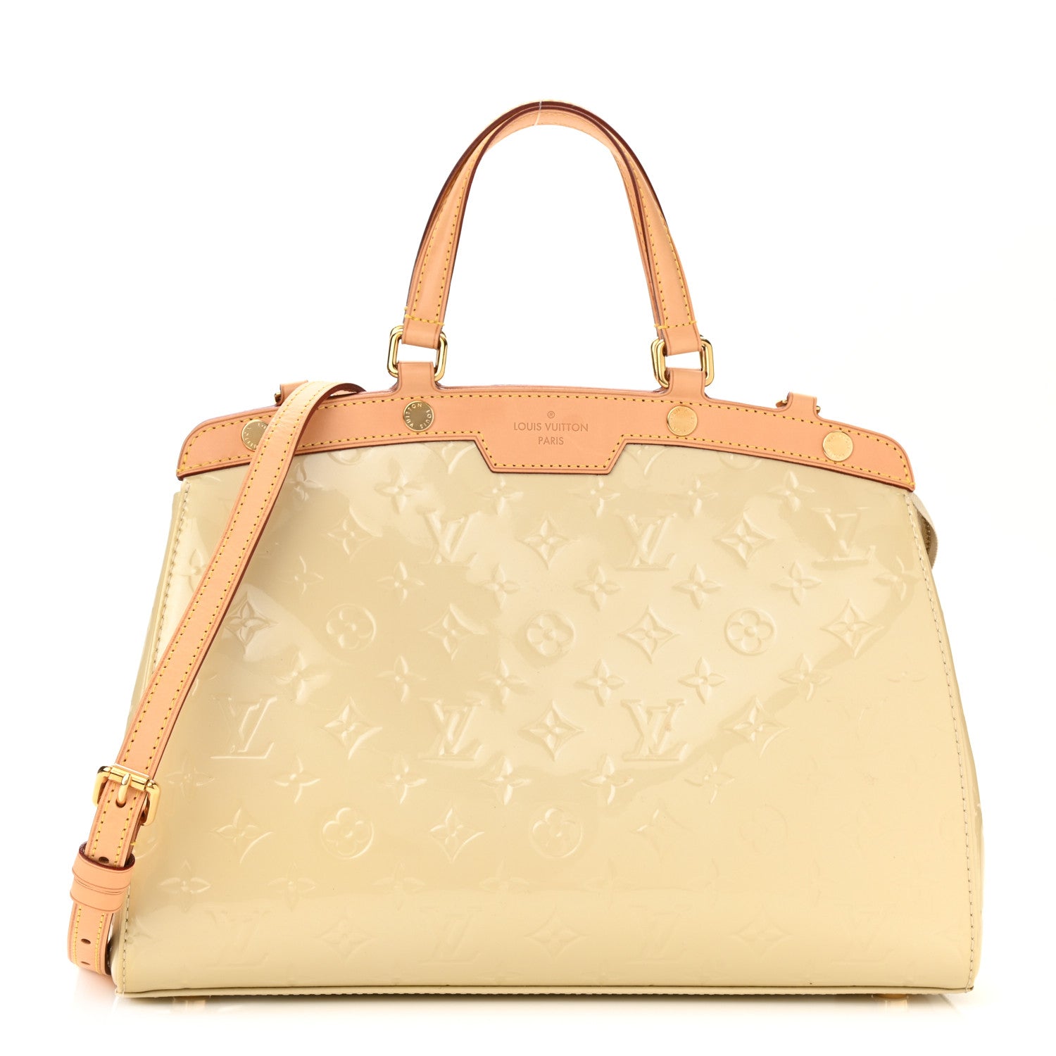 Louis Vuitton Vernis Brea MM Blanc Corail 1 of 7