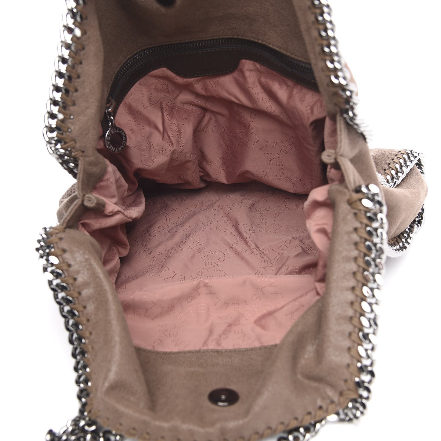 Shaggy Deer Falabella Fold Over Tote Brown
