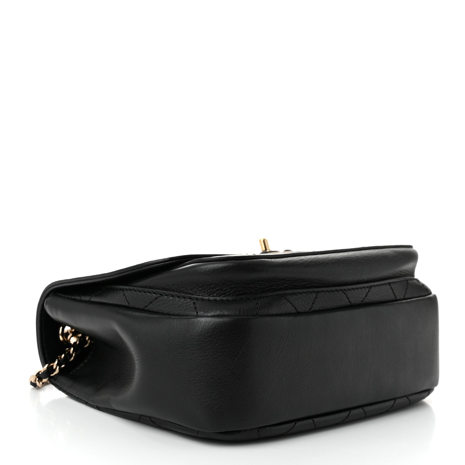 Chanel Calfskin Stitched Small Flap Bag Black 4 of 11