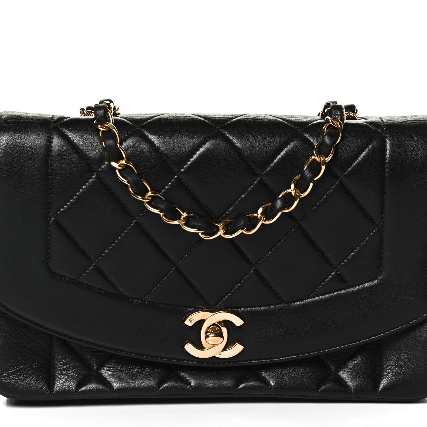 Chanel Lambskin Quilted Small Single Flap Black 17 of 21