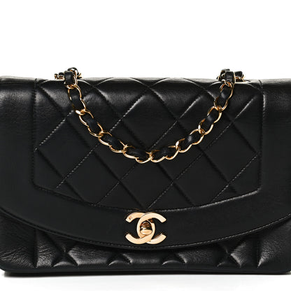Chanel Lambskin Quilted Small Single Flap Black 17 of 21
