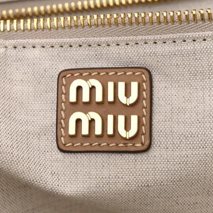 Miu Miu Nappa Large Ivy Tote Bag Caramel 6 of 10