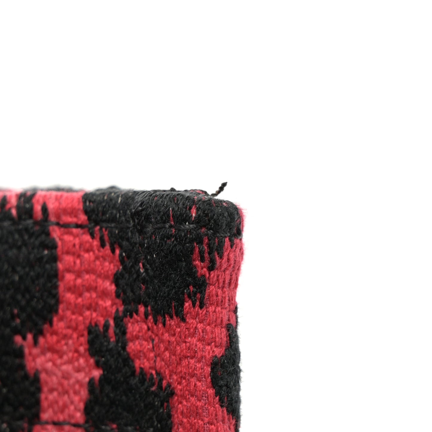 Canvas Mizza Embroidered Medium Leopard Book Tote Fuchsia Multicolor