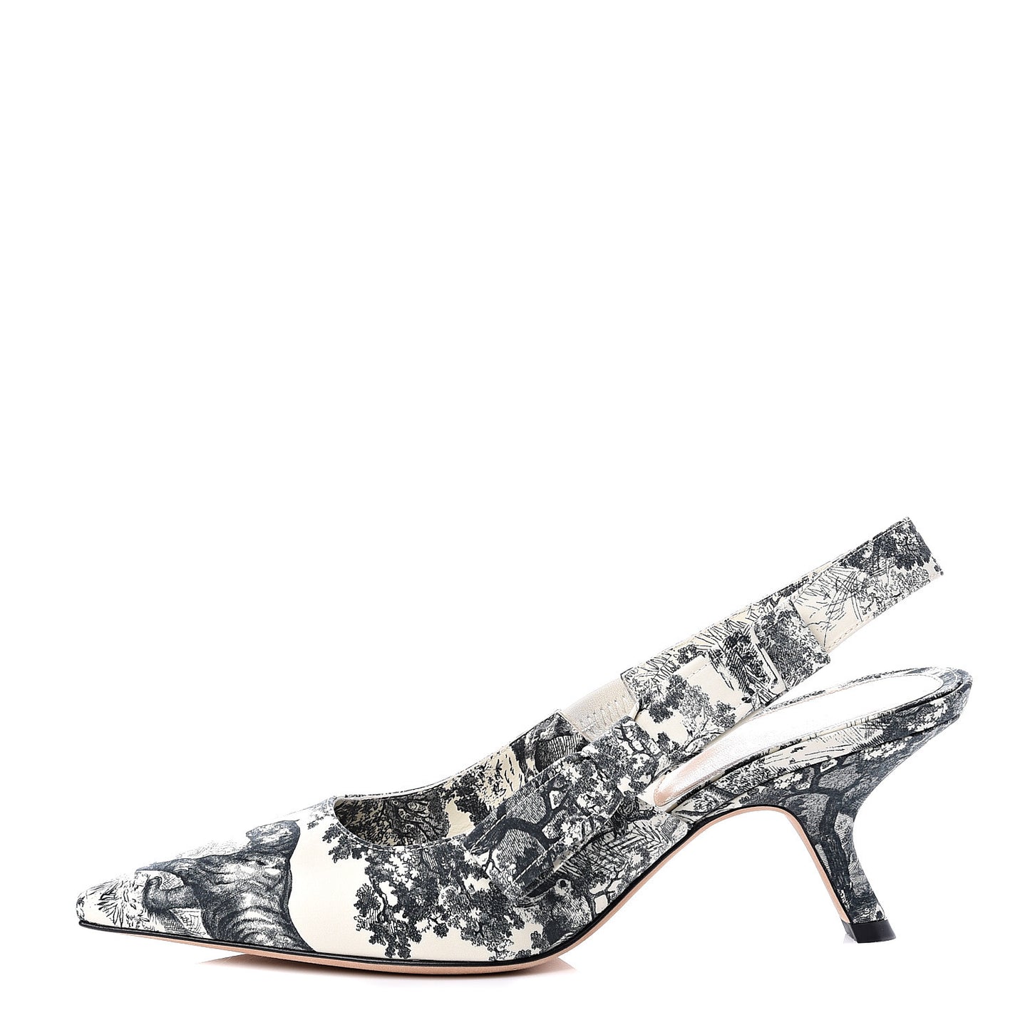 Toile De Jouy Sweet D Slingback Pumps 38 Off White