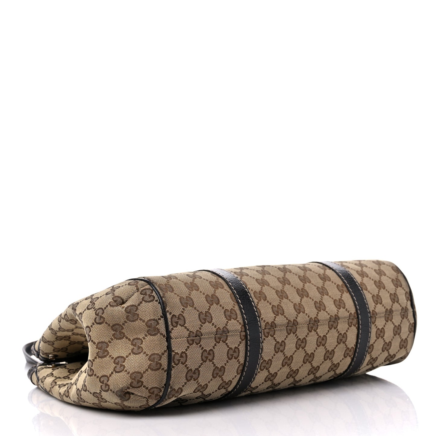 Monogram New Ladies Web Tote Dark Brown