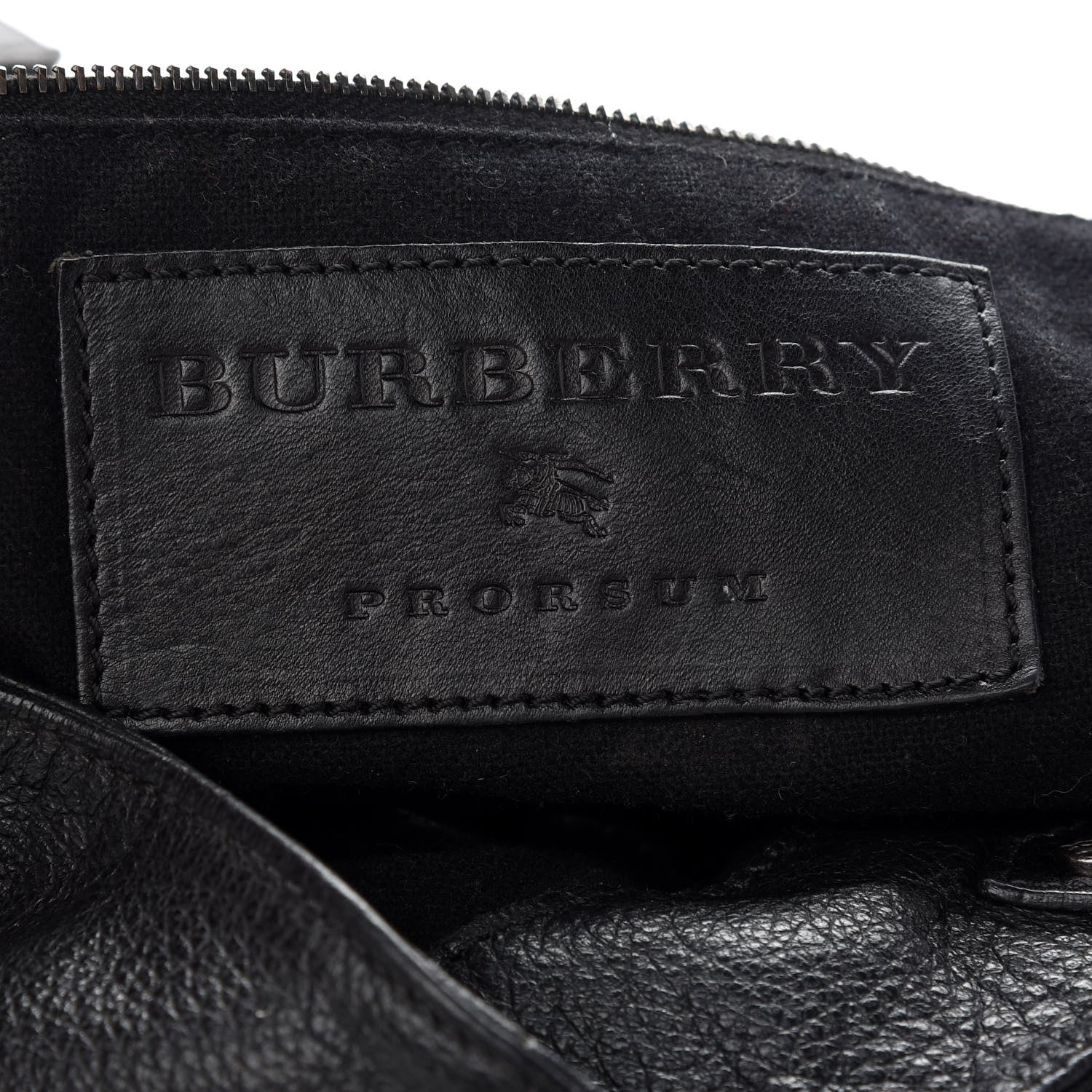 Burberry Prorsum Calfskin Hobo Bag Black 6 of 10