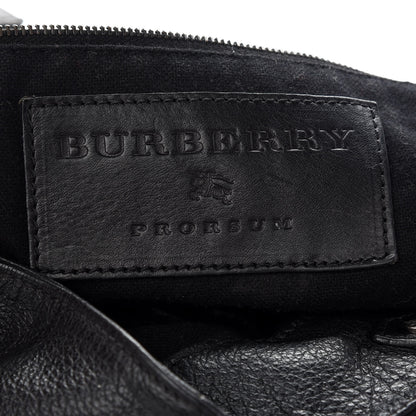 Burberry Prorsum Calfskin Hobo Bag Black 6 of 10