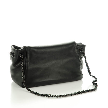 Chanel Lambskin Studded Accordion CC Flap Black 3 of 7