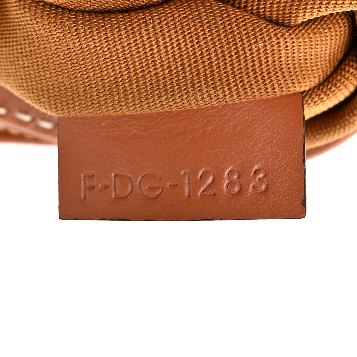 Triomphe Canvas Calfskin Small Boston Bag Tan