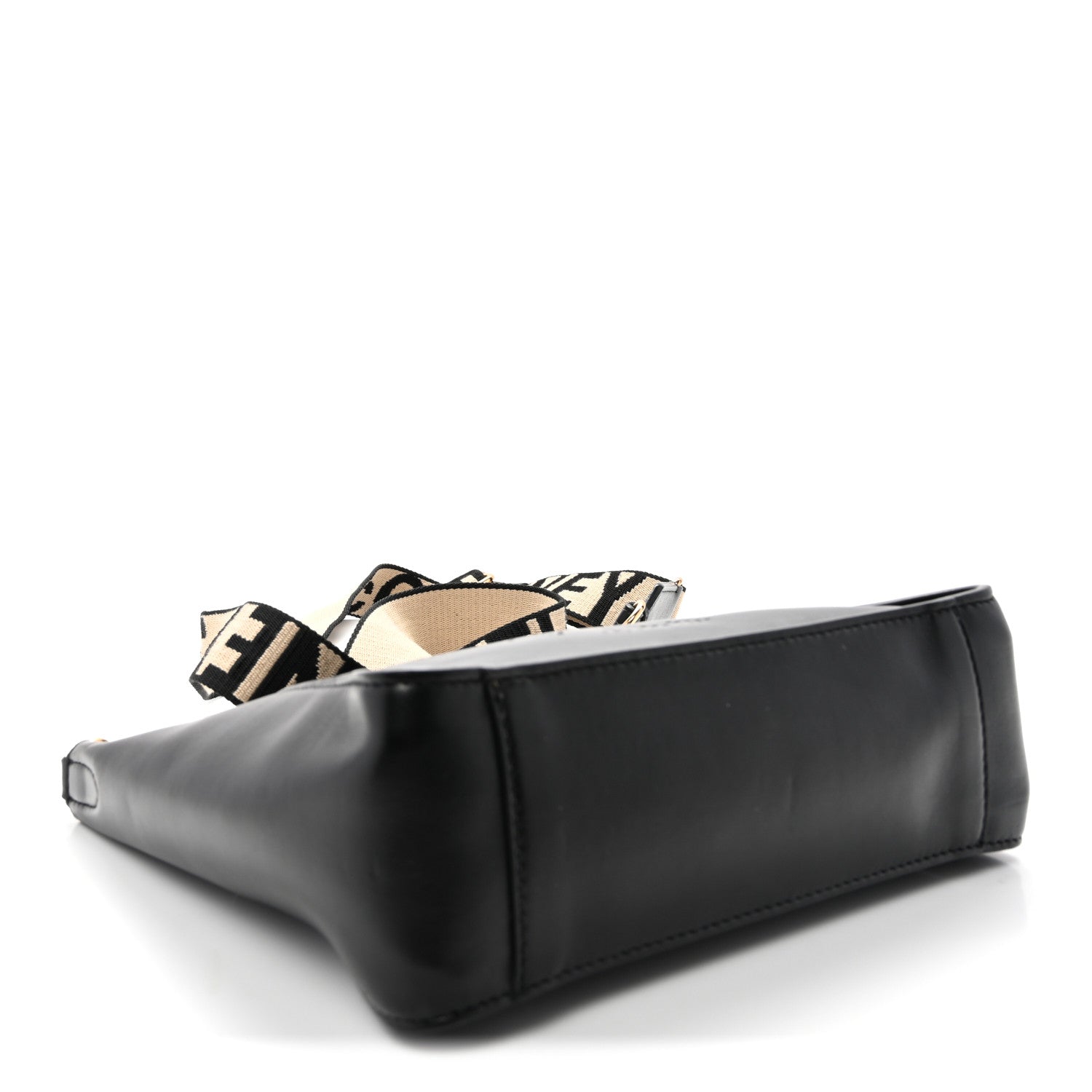Stella McCartney Eco Alter Nappa Perforated Logo Mini Crossbody Black 4 of 11