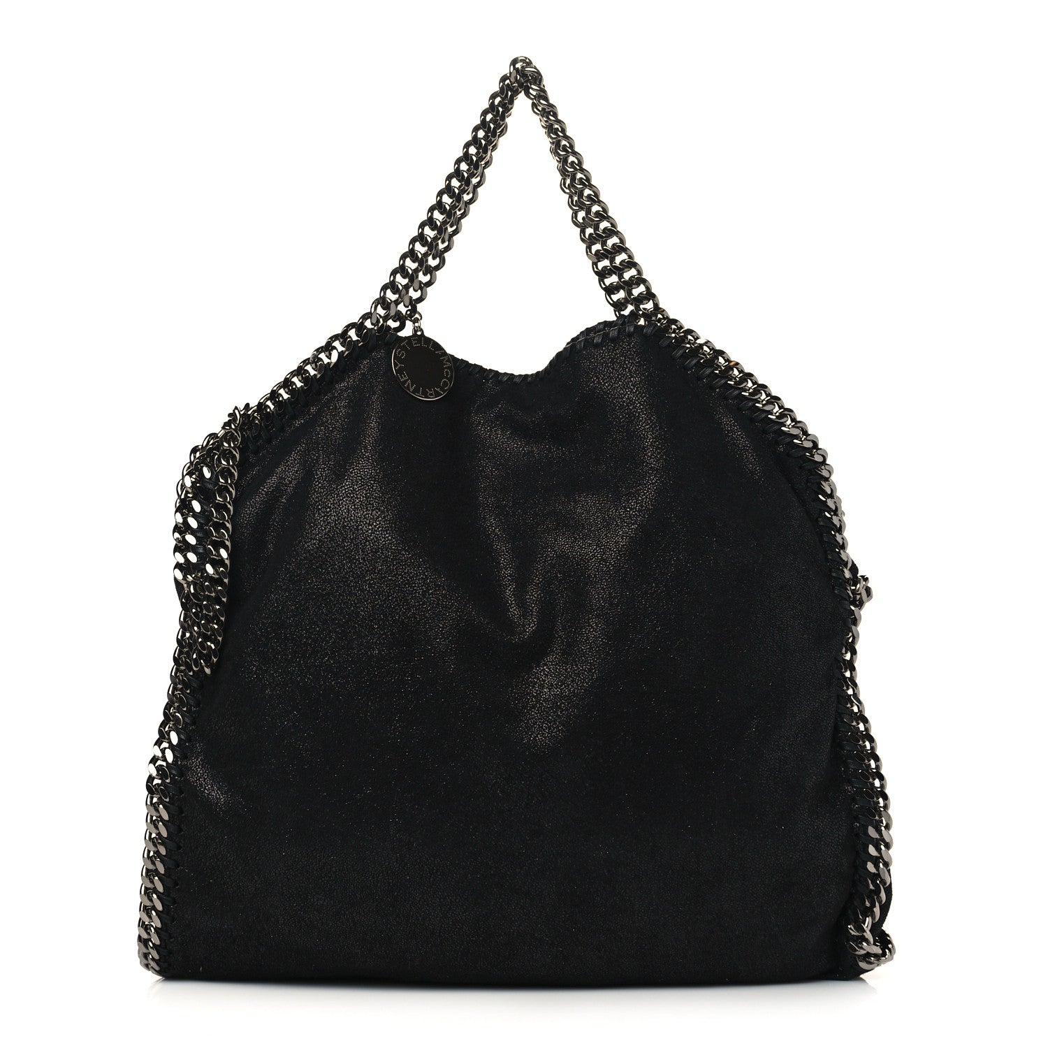 Stella McCartney Shaggy Deer Falabella Fold Over Tote Black 1 of 6
