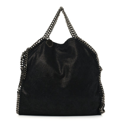 Stella McCartney Shaggy Deer Falabella Fold Over Tote Black 1 of 6