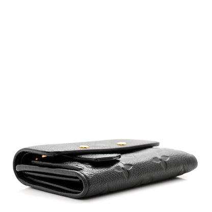 Louis Vuitton Empreinte Pont-Neuf Compact Wallet Black 4 of 7