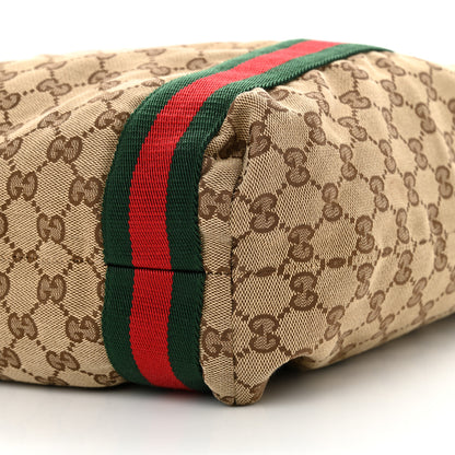 Gucci GG Monogram Medium Web Handle Vertical Tote Dark Brown 10 of 10