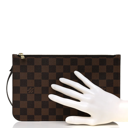 Louis Vuitton Damier Ebene Neverfull MM GM Pochette 2 of 6