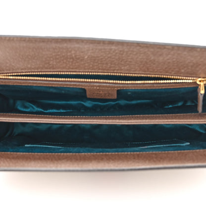 Gucci GG Supreme Monogram Web Medium Ophidia Chain Shoulder Bag Brown 5 of 12