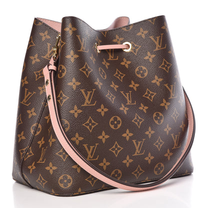 Louis Vuitton Monogram Neonoe MM Rose Poudre 3 of 11