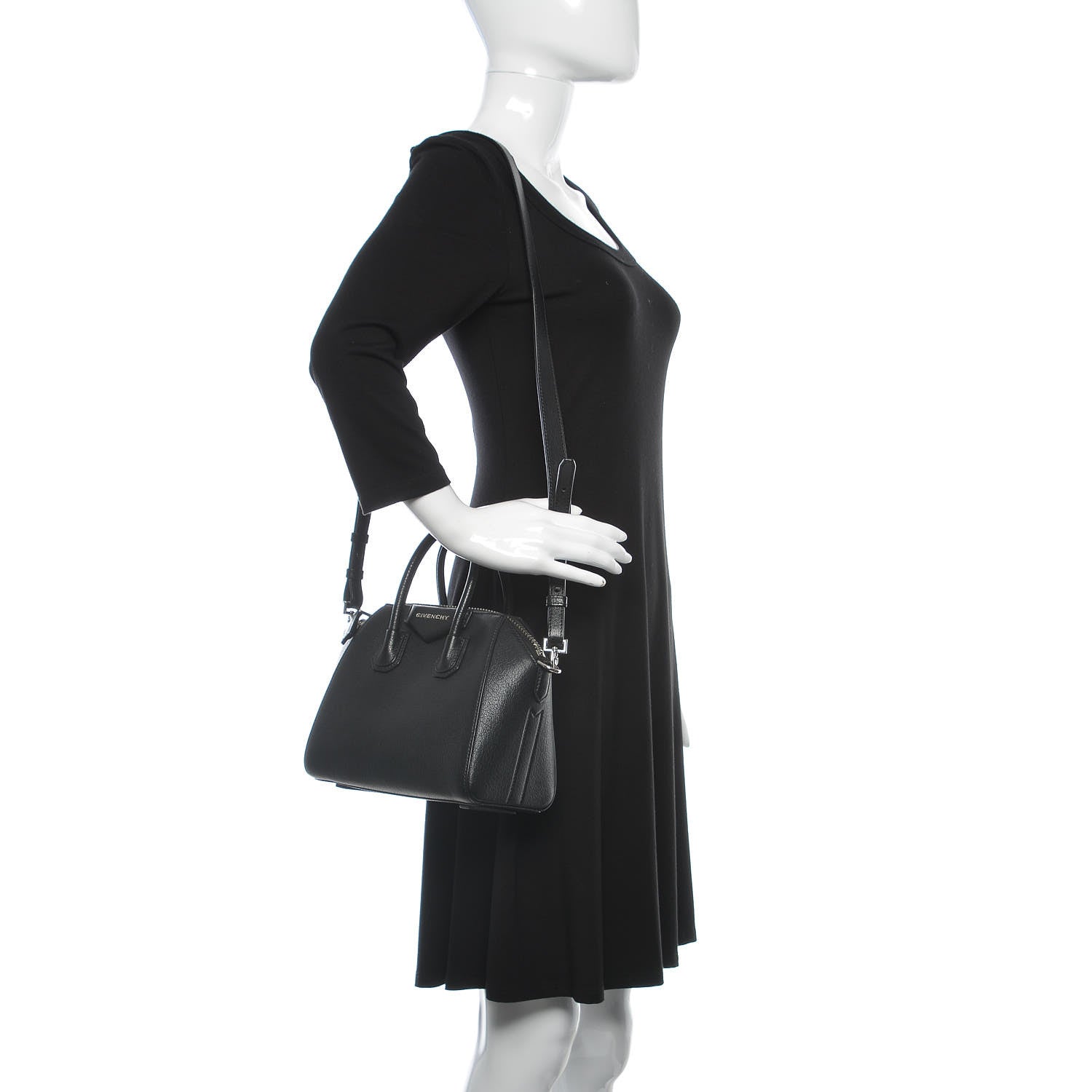 Givenchy Sugar Goatskin Mini Antigona Black 2 of 13