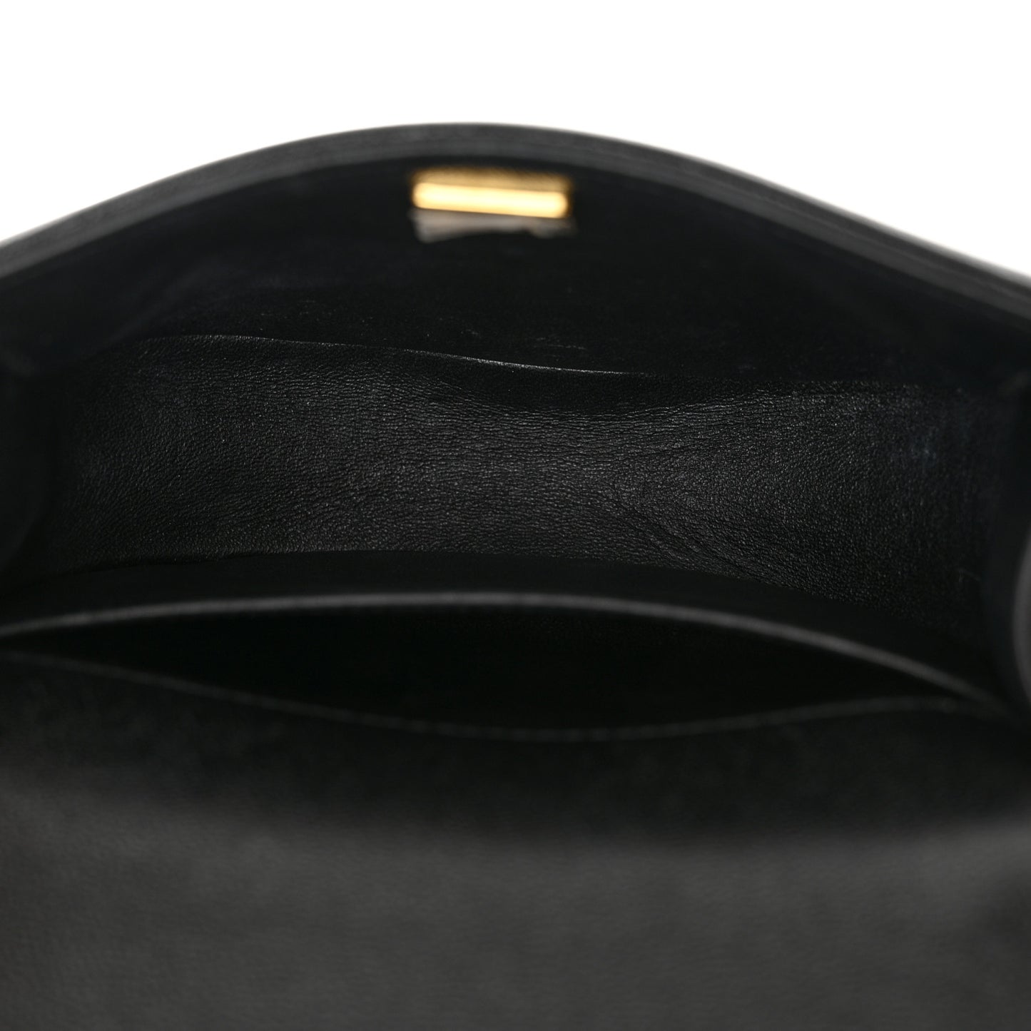 Caviar Quilted Small Chain Around Boy Messenger Bag Black