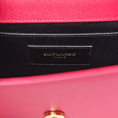 Saint Laurent Grain De Poudre Small Monogram Kate Satchel Bubblegum 7 of 11