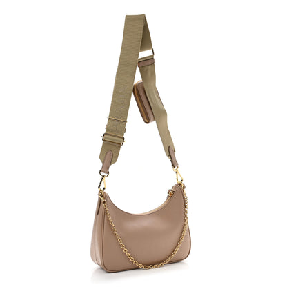 Prada Saffiano Re-Edition 2005 Shoulder Bag Cammeo Beige 2 of 11