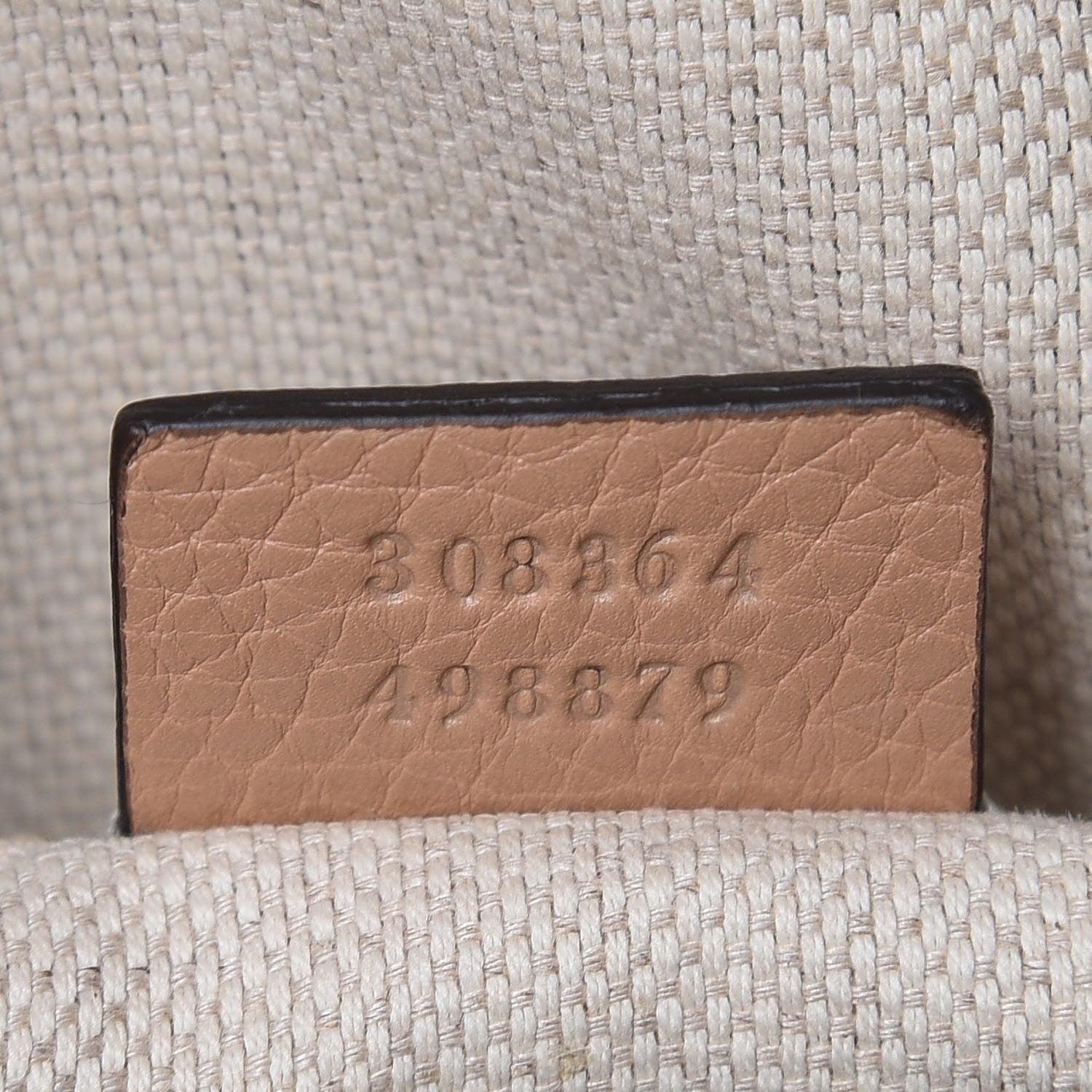 Gucci Pebbled Calfskin Small Soho Disco Bag Camelia 7 of 8