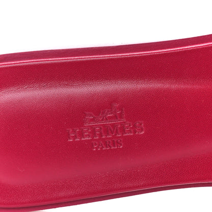 Hermes Epsom Oran Sandals 38 Rose Magenta 7 of 8