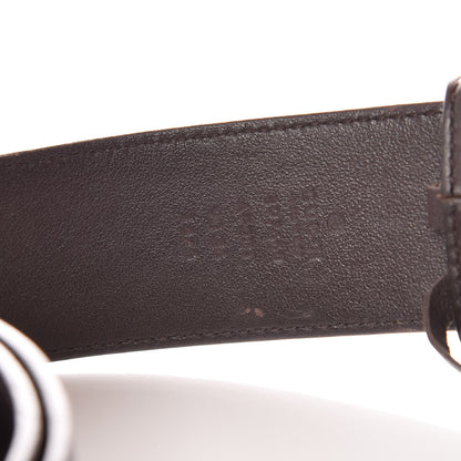 Gucci Moon Calfskin Double G 40mm Belt 90 36 Dark Cocoa 6 of 7