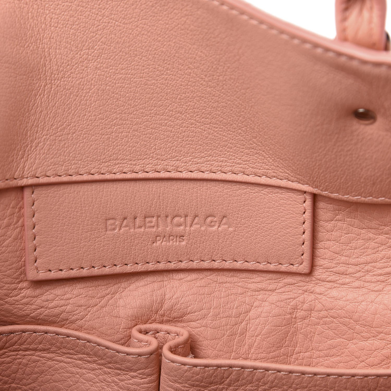 Balenciaga Veau Papier A5 Zip Around Tote Vieux Rose 6 of 11
