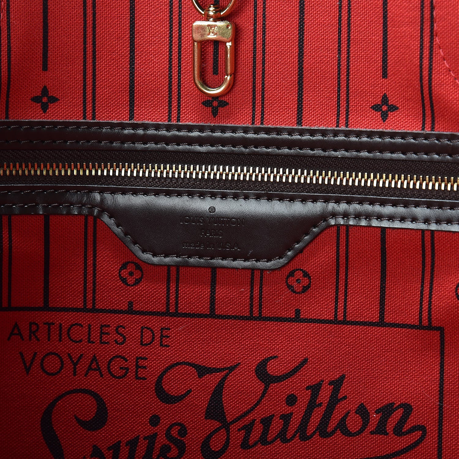 Louis Vuitton Damier Ebene Neverfull GM 6 of 9