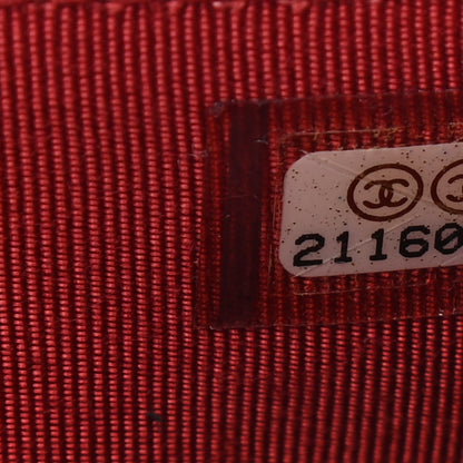 Chanel Caviar Quilted Wallet On Chain WOC Red 8 of 10