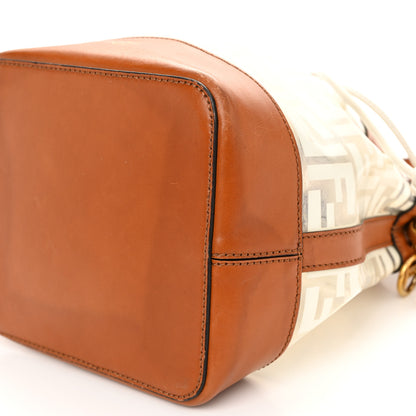 Fendi TPU FF Vitello Aura F is Fendi Grande Mon Tresor Bucket Bag White Cuoio 9 of 11